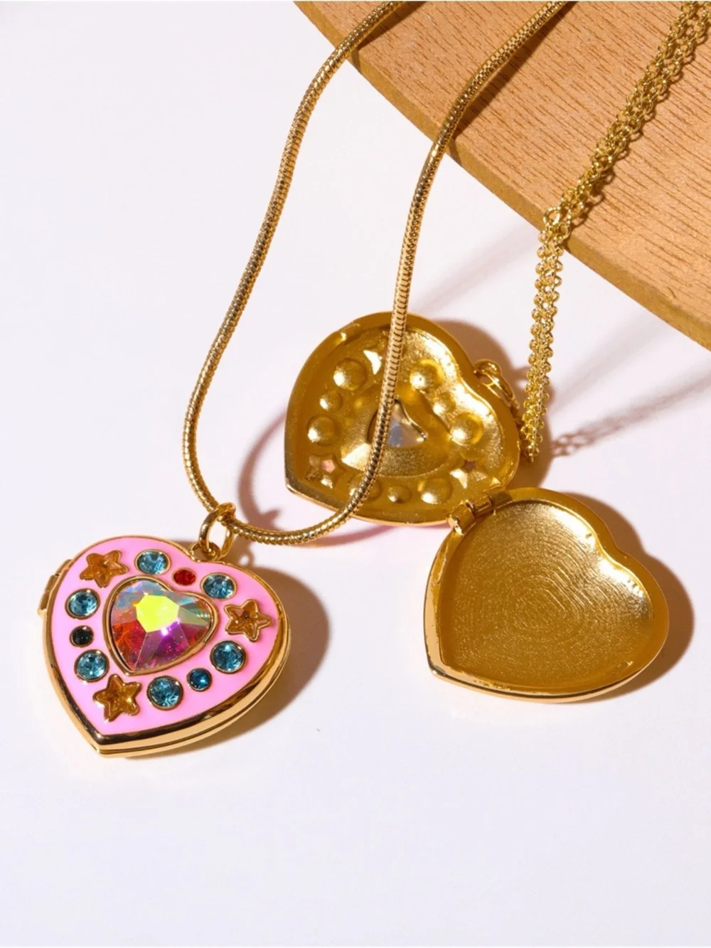 Handmade gold tone